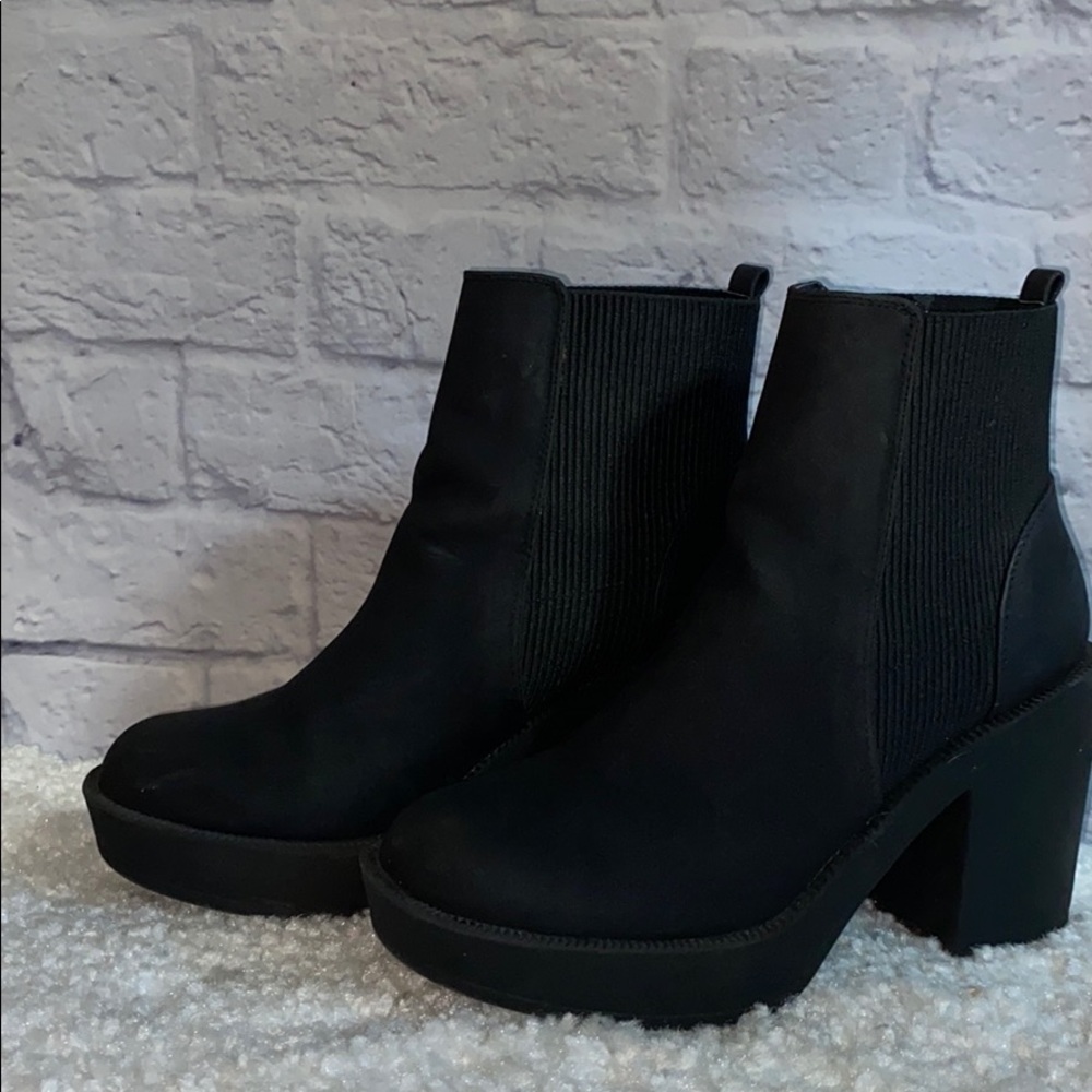asos chunky heel boots